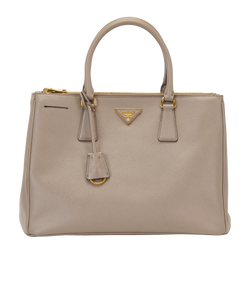 Galleria Double Zip, Leather, Taupe, MII, DB/S/B/CL, 2*